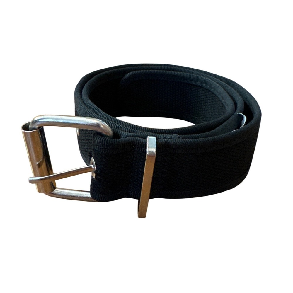 Unbranded Web Belt Women Black Grommet Utility Streetwear SIZE S
